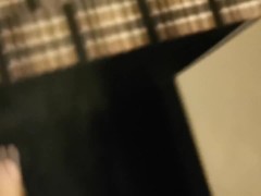 Sissy Exposed Gathering ICE in Hotel Wearing Bra and Panties