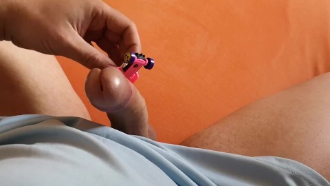 Mistress ordered me to use a toy car for my ruined humiliation orgasm