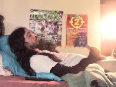 Male Solo Cum Eating 33 (Right Angle)