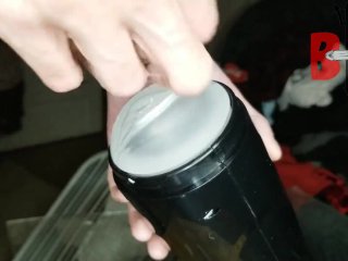 Auto Stroker Milks My Fat Cock (Bestvibe)