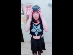 satanic blouse - Screenshot 8 of 16 - Crossdresser