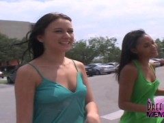 This Is Crazy! Two Girls Naked In A College Library!