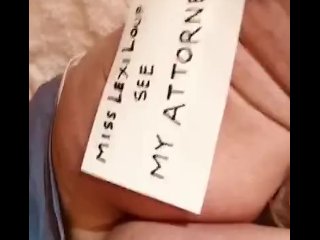 MissLexiLoup Hot Curvy Female Jerking off Butthole Orgasm Anal Device Excited Hot Curvy as