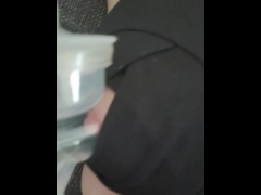 Girlfriend Tries New BreastPump