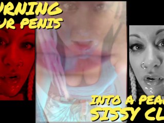 Turn your Penis into a Peanut Sissy Clit Directed by a Shemale