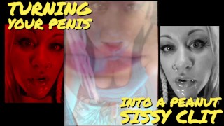 Transform Your Penis Into A Peanut Sissy Clit As Directed By A Shemale