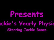 Preview 1 of Jackies Banes Gets Yearly Physical From Nurse Lilith Rose Caught On Camera @ GirlsGoneGynocom