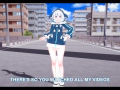 Video 【GAWR GURA】【HENTAI 3D】【POV ONLY COWGIRL POSE】【VTUBER】