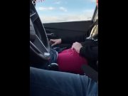 Preview 3 of Stroking each other’s cocks on a busy highway