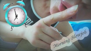 Unexpected surprise in the morning with a perfect blowjob - SheilaMoore