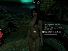 "Unbound & Ready to Pound" - The Elder Scrolls V: Skyrim Special Edition (Modded) - Part #1 - Screenshot 10 of 16 - Skyrim Bondage