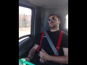 Preview 2 of work cumshot in truck