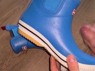 cum on rubberboots, exclusive, cumshot, verified amateurs