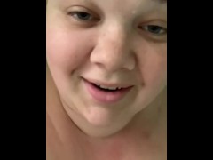 Bbw shower fun 