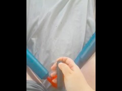 Bb Boy Ryan Masturbating With Toys While Exercising 