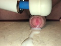 Just a lazy Tuesday afternoon, my magic wand and I had a quickie with slow motion cumshot