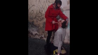 Faggot asshole blowjob training in the City Center- full clip on my Onlyfans (link in bio)
