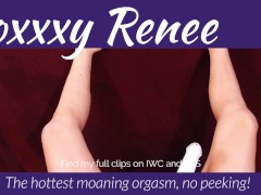 The hottest moaning orgasm, no peeking!