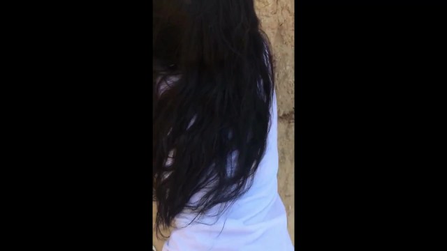 Petite Latina Long Hair - Petite Brunette Latina getting Fucked in a Public Beach - Pornhub.com