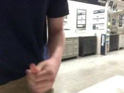 Preview 1 of JERKING OFF AT LOWE'S AND CUMMING IN AISLE (FREE VERSION)
