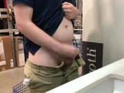 Preview 4 of JERKING OFF AT LOWE'S AND CUMMING IN AISLE (FREE VERSION)
