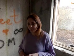 Нарисовала граффити и потрахалась рядом с мотоциклистом (русская, кончил на сиськи) - Screenshot 14 of 16 - Risky