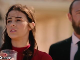 EroticaX - Hot Brunette Kylie Rocket Fucks Friend At BFF's Wedding screenshot number 1