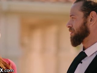 EroticaX - Hot Brunette Kylie Rocket Fucks Friend At BFF's Wedding screenshot number 2