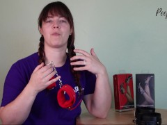 Toy Review - Ouch! Plush Leather Ankle Cuffs by Shots, Courtesy of Peepshow Toys!