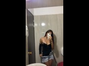 Preview 5 of My girlfriend sends me video in the bathroom of a disco