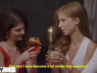 TUSHY Euro hotties Emile & Sara are anal threesome pros screenshot number 1