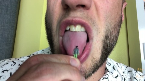 Adamzilla Licks & Devours Tinies Upclose