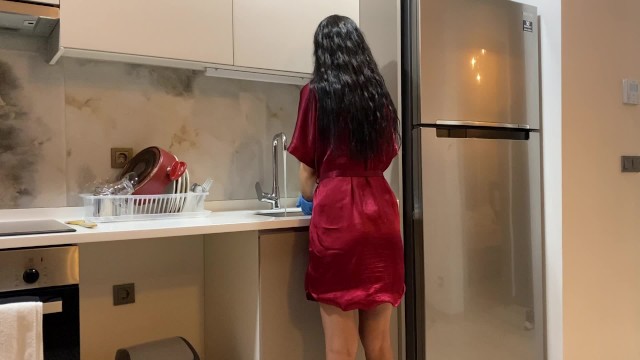 Fucked my Hot Girlfriend in the Kitchen