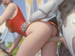Overwatch Compilation Beach from Bewyx Animations