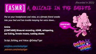 [ASMR] Un rapidito en las sábanas | Juego de audio erótico por Oolay-Tiger