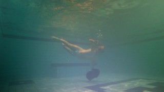 Swimming in clothes underwater