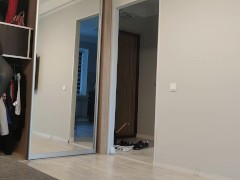 Arish Lamborghini dresses sexy clothes before having a date with new bull