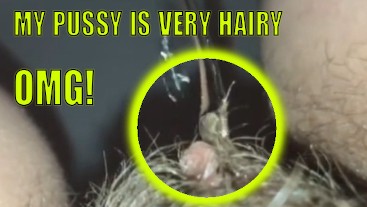 OMG, сумасшедшая волосатая киска писает в видео от первого лица