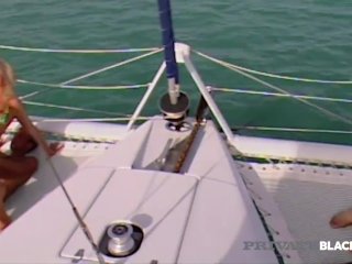 Private Black - Blondes Kyra N Sheena_Pearl Fucked InA Boat