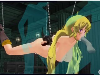 [CM3D2] RWBY hentai - Yang Xiao Long aggressively gangbanged after losing a fight