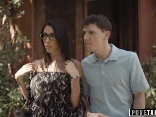 PURE TABOO Lonely Widow Natasha Nice Infatuated With Neighbor's Big Dick screenshot number 1