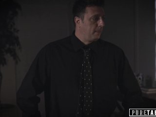 PURE TABOO Evelyn Claire Tempts Shady Reporter By Begging For His Cock screenshot number 1