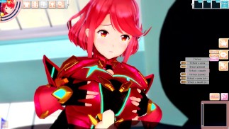 Pyra Blowjob and Boobjob (3D Hentai Game) (Xenoblade Chronicles 2) (koikatu) - PLAYHERE: tinyurl. com/hentgame