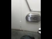 Preview 1 of Fucking Bareback Gay Asian Twink in Public Restroom