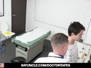 Preview 6 of DoctorTapes - Gay boy vists the doctor to get help with his erection