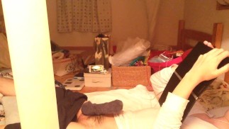 【Вуайеризм】 Любительская бисексуалка корейская студентка японского колледжа !!! 【Мастурбация !!!】