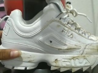 fila disruptor, feet, verified amateurs, exclusive