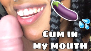 JOI Cum For Suckling You With My Hot Mouth