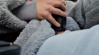 Shopping for sex toys, public play, public cumshot, public walking, masturbate public, nearly caught