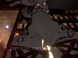 Tattoo White Haired Hentai Babe_Strip Face Ride_Blowjob Doggy koikatsu flexible POV Lap Dance